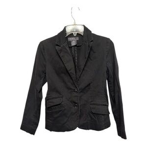 George Y2K Era Women's Black Blazer Size 2